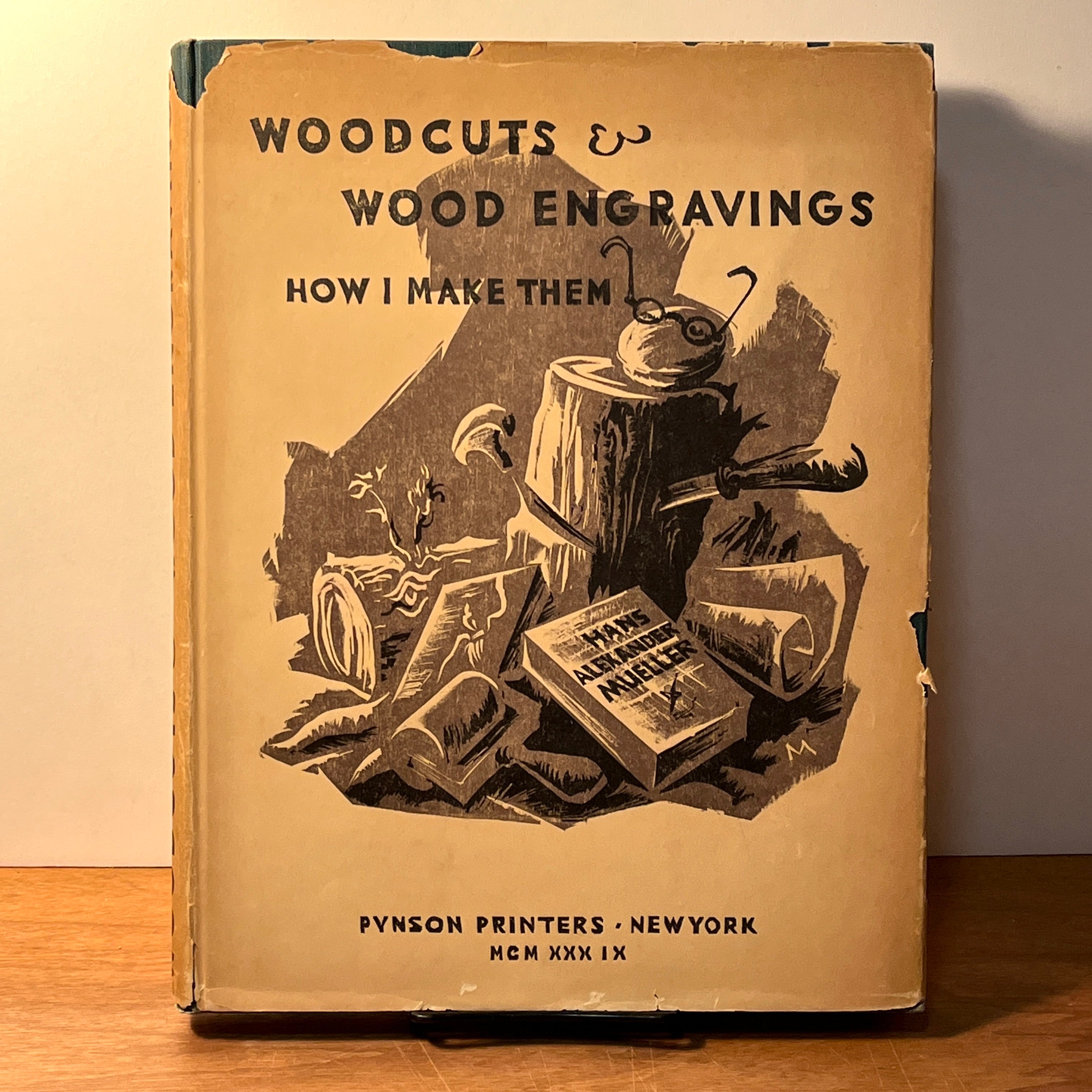 Woodcuts & Wood Engravings: Techniques & History by Hans Alexander Mueller (1939) - Collectible Hardcover with Dust Jacket - Perfect for Art Collectors & Printmaking Enthusiasts