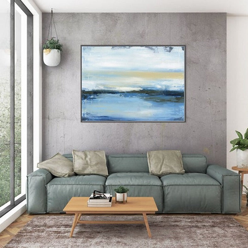 Frozen Landscape Wall Art - Stunning Winter Scenery Canvas Print for Home & Office Decor | Perfect for Living Room, Bedroom, and Office Spaces