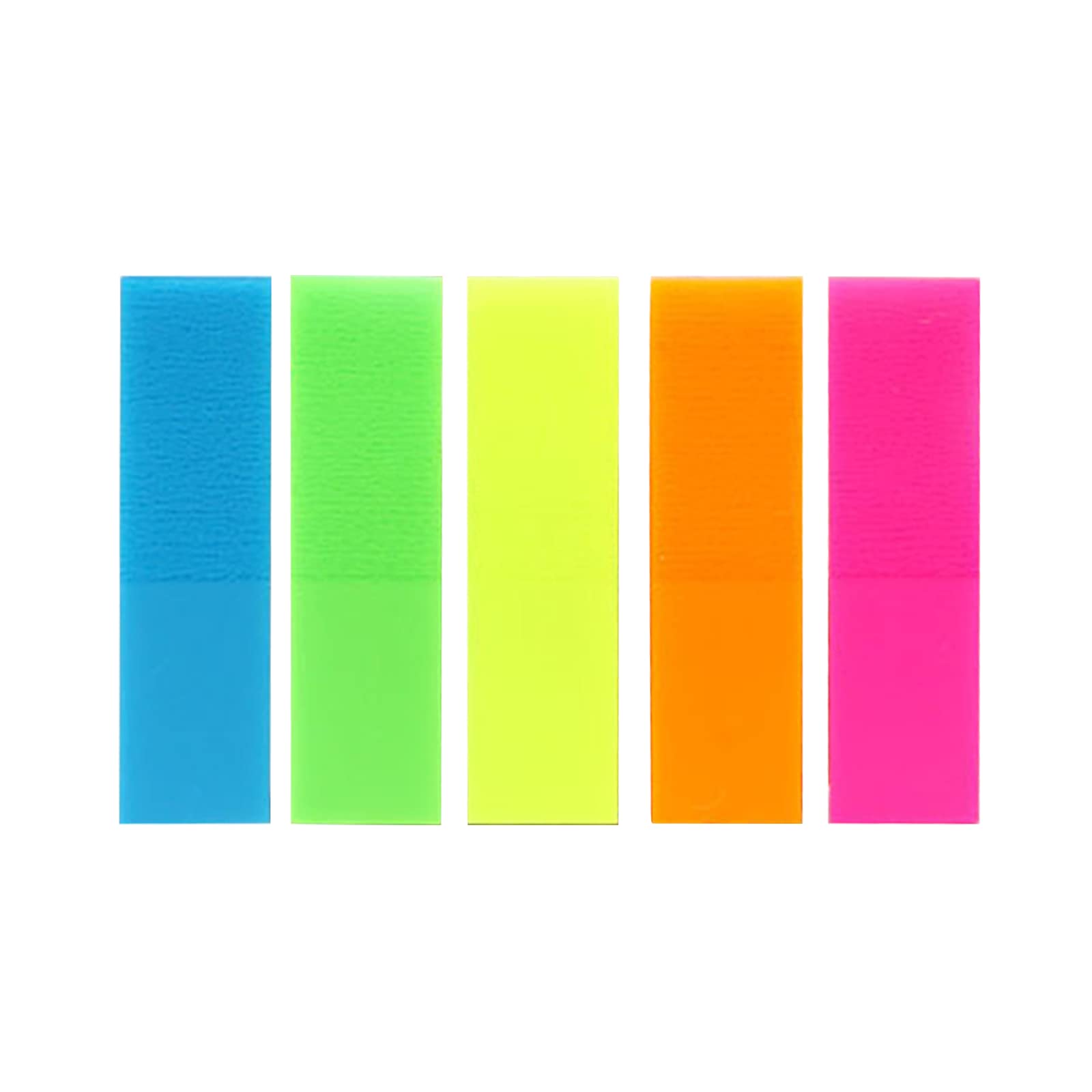 **125 Pcs Neon Tape Flags - Colorful Sticky Page Markers for Books, Notebooks & Magazines | Perfect for School, Office & Home Organization**