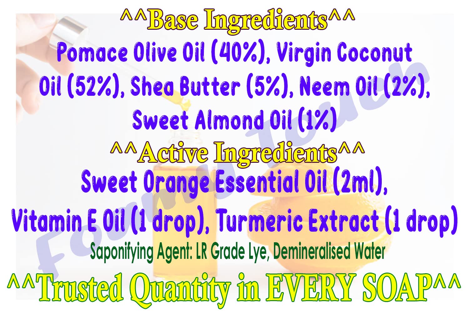 ORANGE Skin Nourishing SOAP - SWEET ORANGE - Cold Processed Organic Soap with Virgin Oils for Face & Body - Handmade, Biodegradable, Natural Clay Stained - 3 Pack - Perfect for Dry Skin Care & Eco-Friendly Bathing