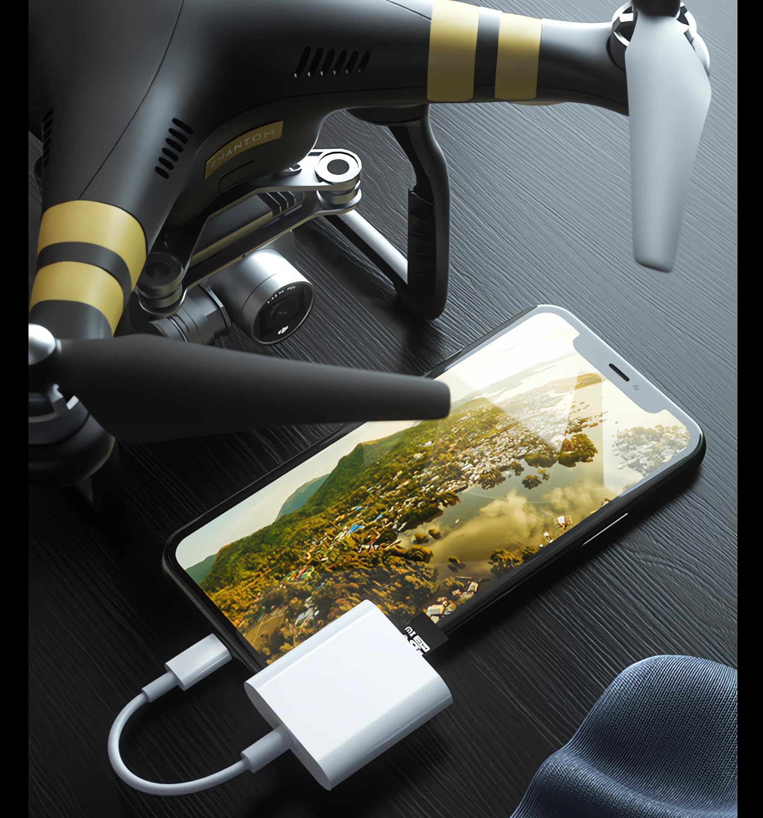 USB C to SD Card Reader 2-in-1 - Dual Port SD/MicroSD Memory Card Adapter for iPhone 15 Pro Max, iPad Pro/Air/Mini, MacBook Pro/Air & Windows Laptops - Fast Data Transfer for Photography, Videography & File Backup