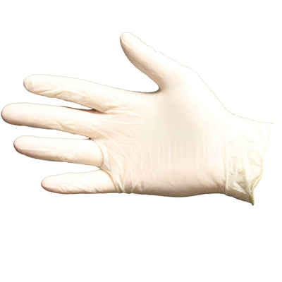 Premium Powder-Free Natural Latex Gloves - Disposable, General Purpose, Comfortable & Durable for Medical, Cleaning, Food Handling & Home Use