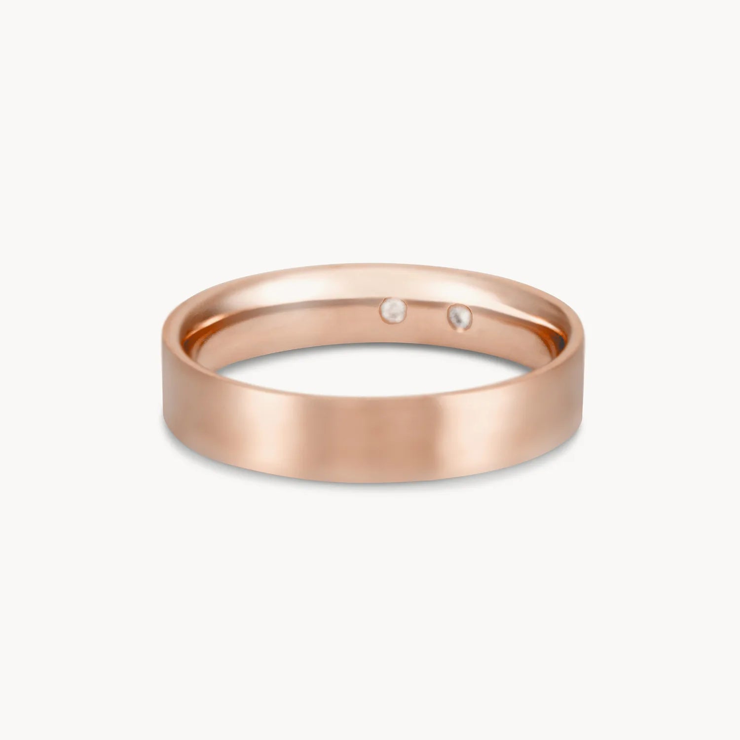 14K Rose Gold Everlast Band Ring - Polished Finish for Men & Women | Perfect for Weddings, Anniversaries & Everyday Wear