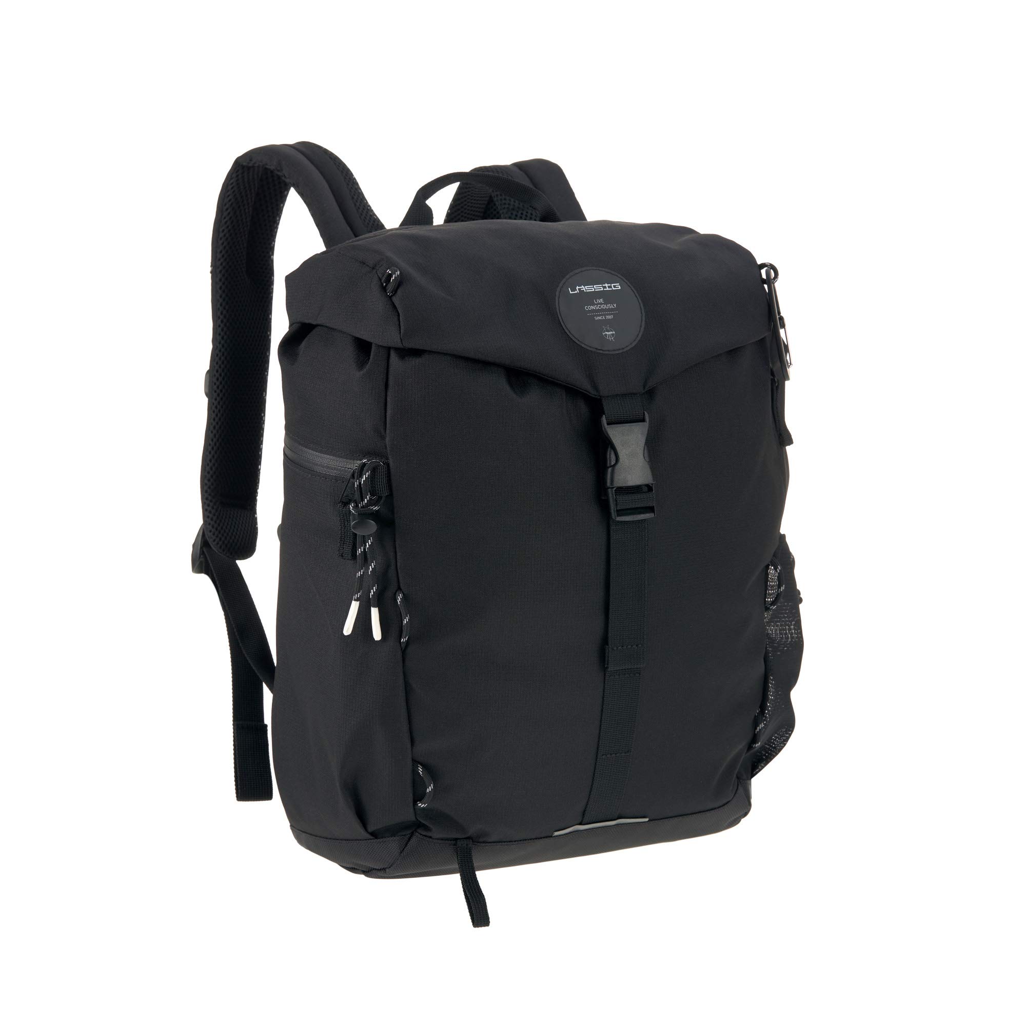 Premium Waterproof Diaper Backpack for Travel & Hiking - Large Capacity Baby Essentials Organizer with Insulated Bottle Pockets, Black - Perfect for Parents, Daycare & Outdoor Adventures