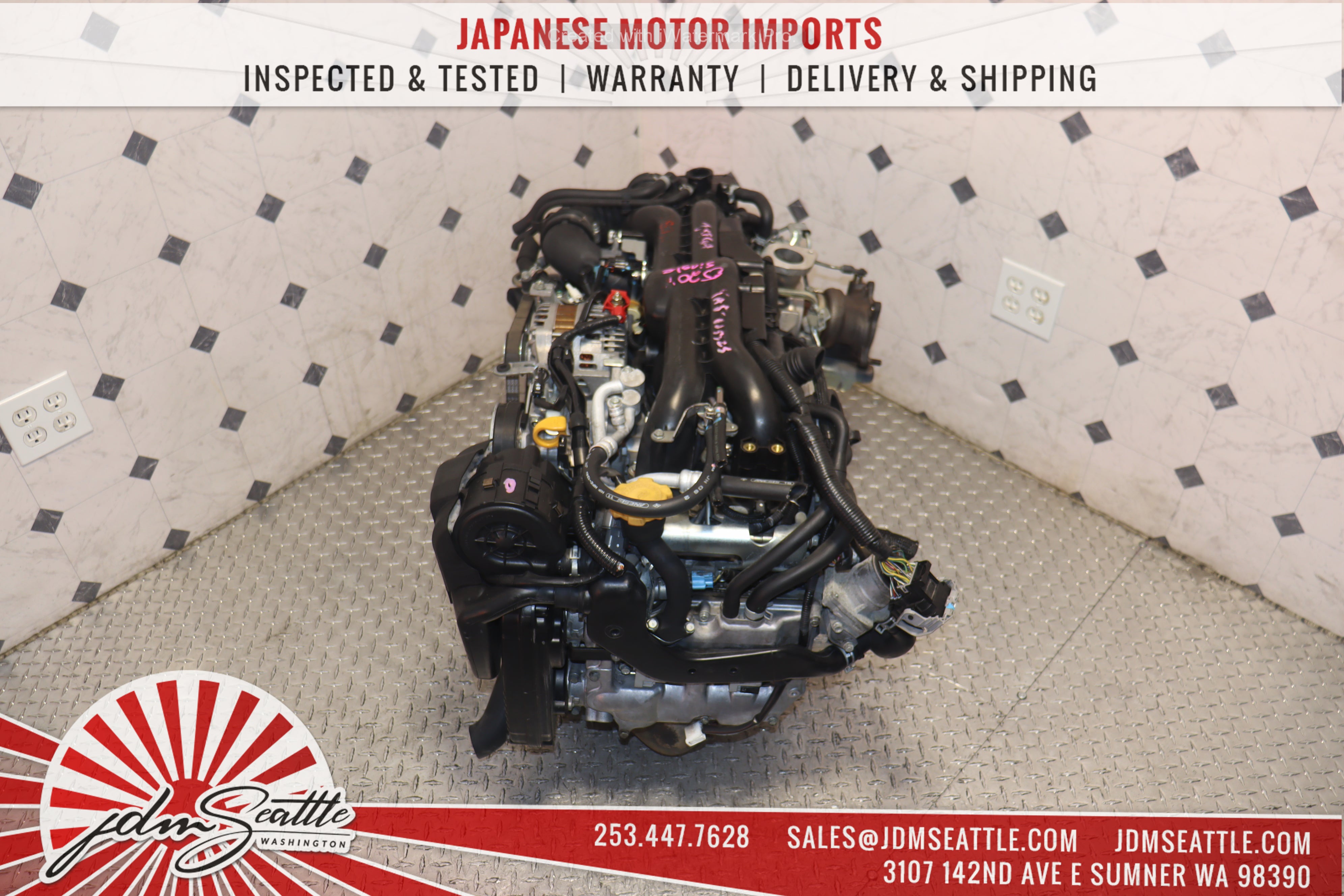 JDM EJ205 Subaru Impreza WRX 2008-2014 Turbo 2.0L Single AVCS Replacement Engine for EJ255 - Perfect for Performance Upgrades & Engine Swaps