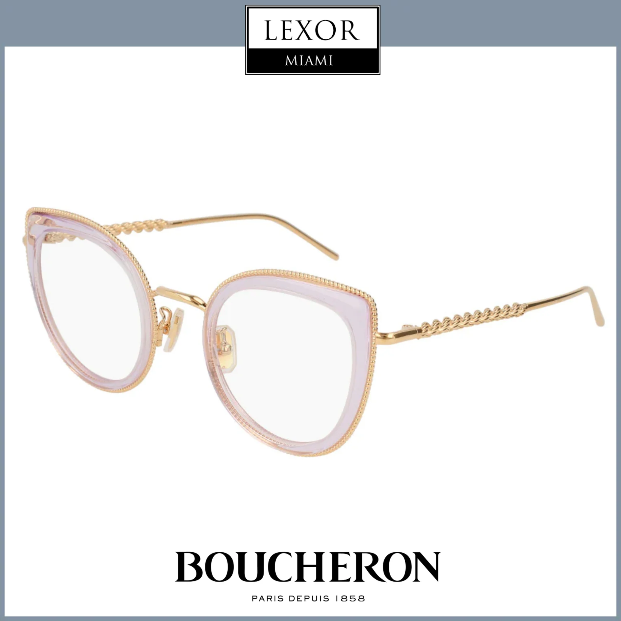 Boucheron BC0047O 003 Women's Fashion Sunglasses - UV Protection, Stylish Design for Outdoor Activities, Beach & Driving