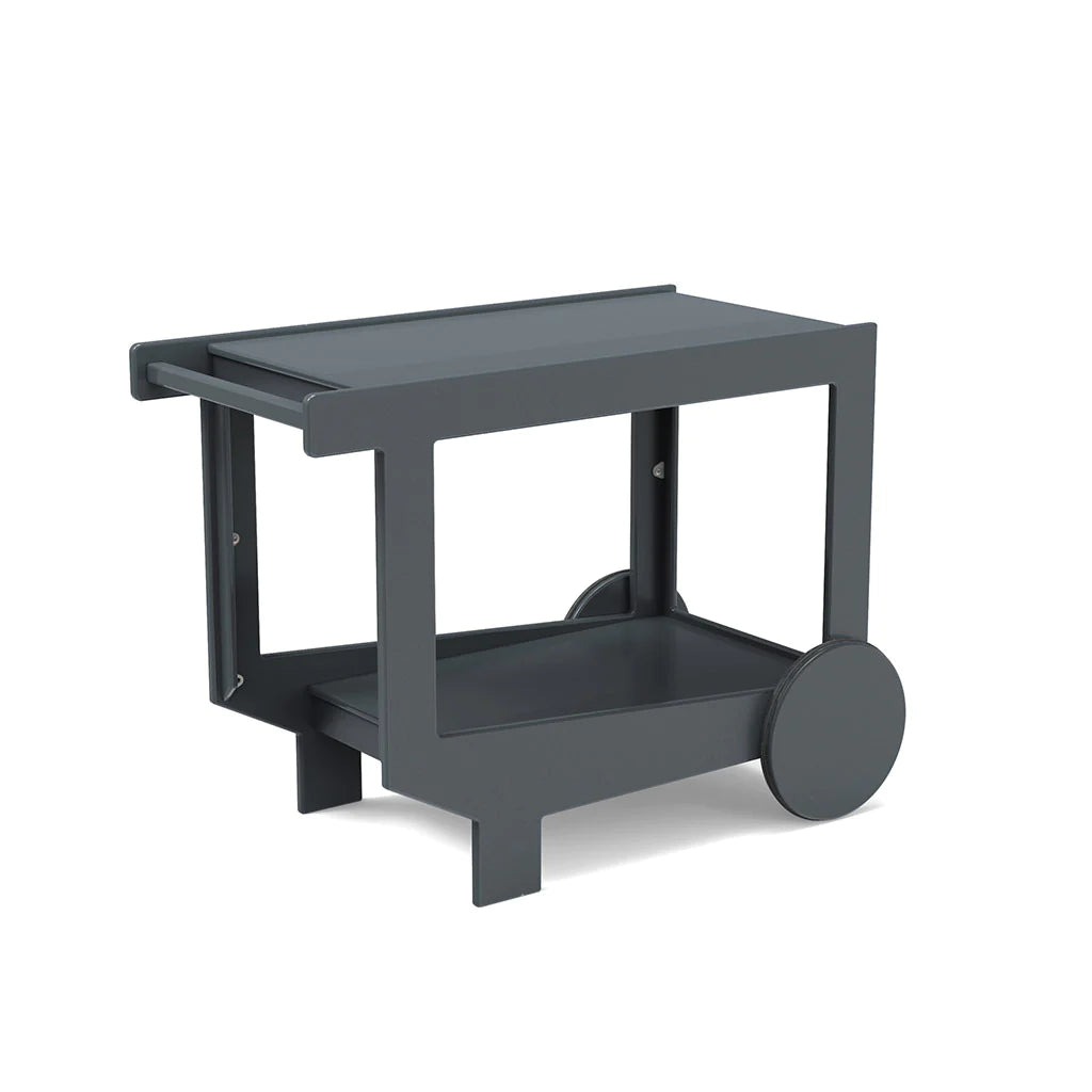 Loll Lollygagger Bar Cart - Premium Rolling Drink Cart with Wheels for Home Bar, Party & Outdoor Entertaining | Mobile Beverage Station for Cocktails, Wine & Coffee