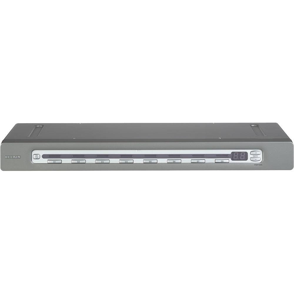 Belkin OmniView SMB 8-Port CAT5 KVM Switch for Keyboard Video Mouse Control | Perfect for Office IT Management & Server Room Setup