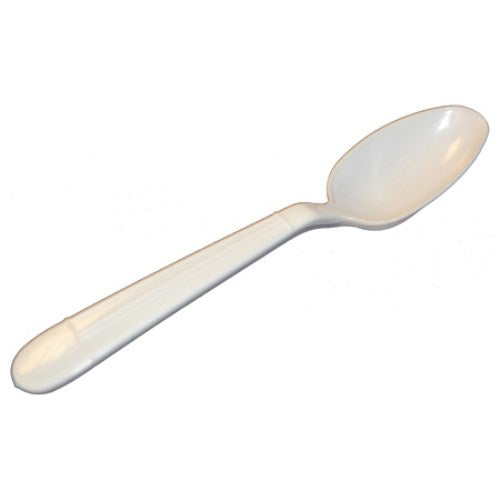 Premium Heavy Weight Stainless Steel Teaspoon - 1000 Count Bulk Pack - Durable & Elegant White Finish - Ideal for Restaurants, Cafes, Catering & Large Events
