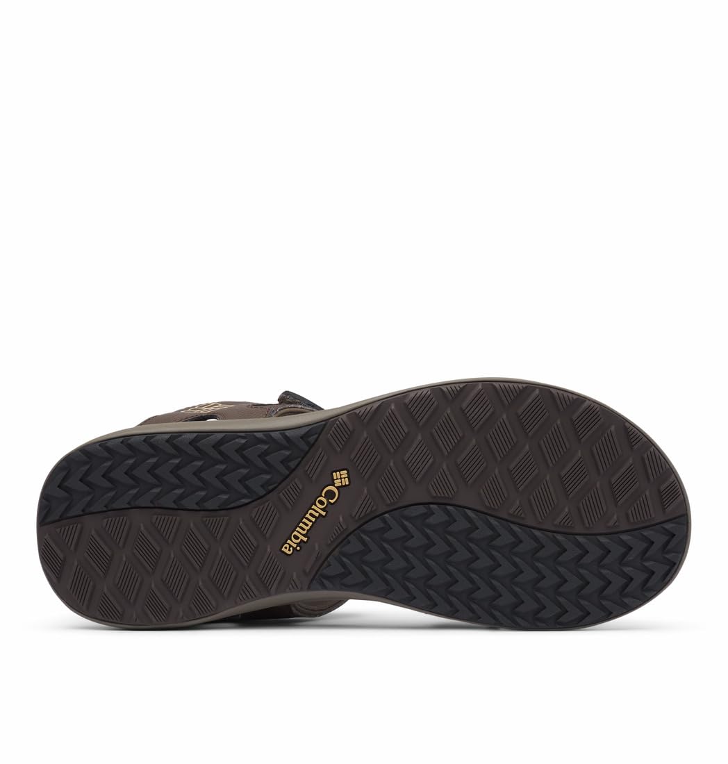 Columbia Men's 2 Strap Comfortable Outdoor Sandals - Black/Ti Grey Steel - Size 15 US - Perfect for Hiking, Beach & Summer Adventures