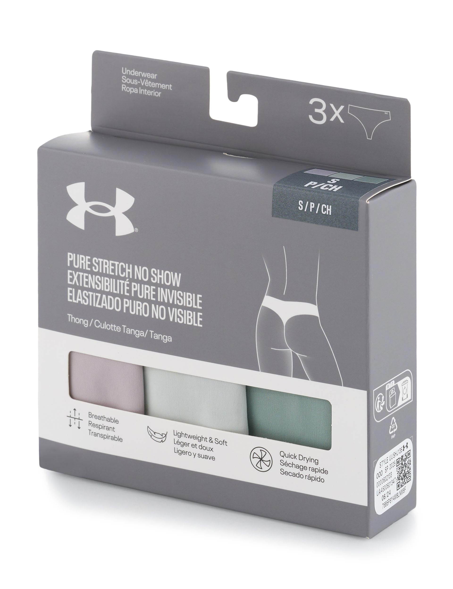 Pure Stretch 3 Pack No Show Thong Socks - Grey Dawn/Hydro Green/Silica Green | Comfortable Invisible Socks for Women & Men | Perfect for Sneakers, Loafers & Casual Shoes
