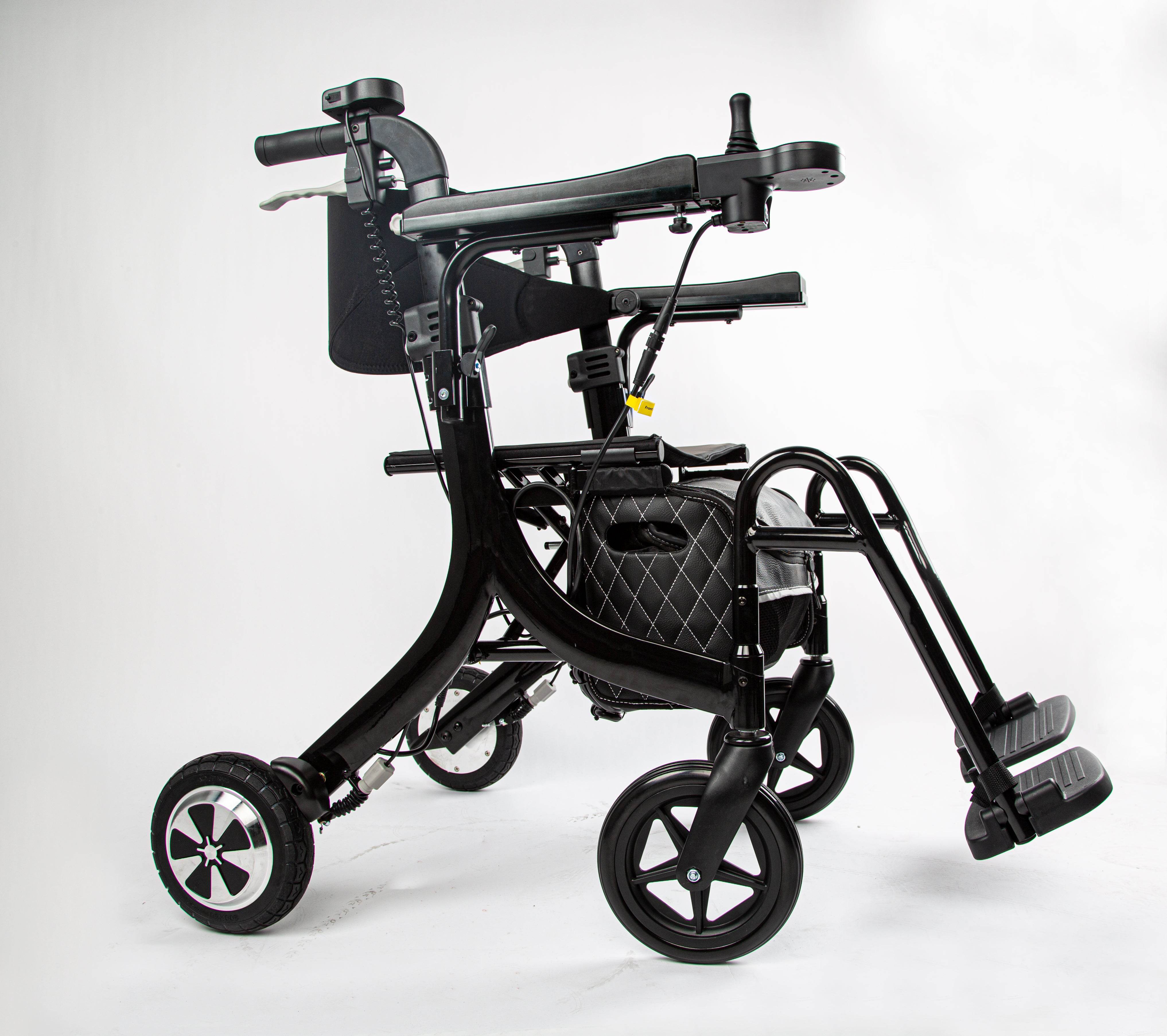 ALTAY 4-Wheel Rollator Walker for Seniors & Adults - Lightweight Folding Mobility Aid with Seat, Backrest & Basket - Ideal for Indoor & Outdoor Use, Shopping, Travel & Recovery