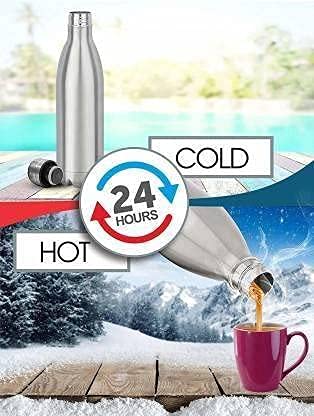 Stovekraft Aqua Therminox Vacuum Insulated Water Bottle - 1000ml (2-Pack) for Hot & Cold Drinks On-the-Go