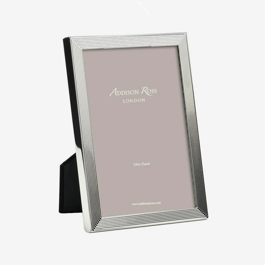 Addison Ross Grooved Picture Frame - Elegant Wooden Photo Display for Wall or Tabletop - Perfect for Home Decor, Wedding Photos, and Office Displays