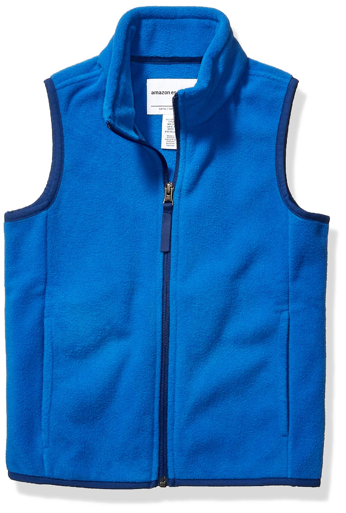 Amazon Essentials Boys & Toddlers' Polar Fleece Vest - Warm Winter Layering for Outdoor Play & School Activities