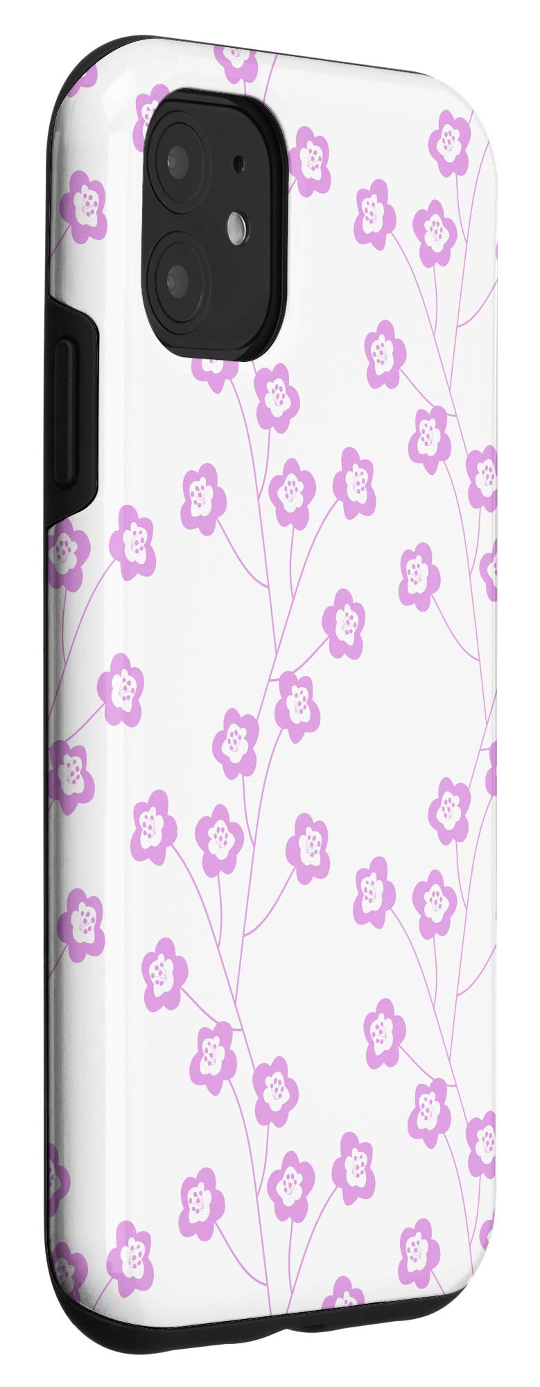 iPhone 11 Phone Case - Pink Cherry Blossom Floral Design, Slim Protective Cover for Women, Perfect Gift for Mom, Girlfriend & Teens (Use for Daily Protection & Style Enhancement)