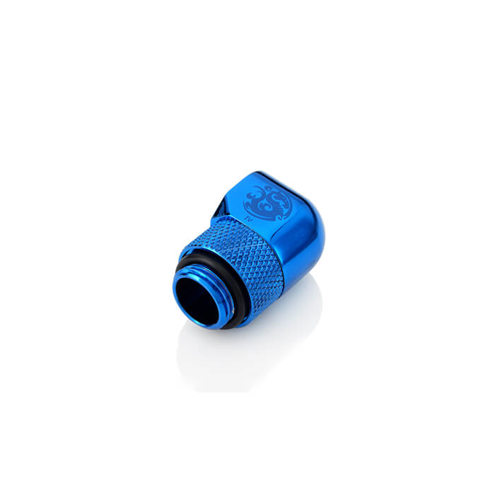 Bitspower Rotary 90 Degree Fitting Adapter - Royal Blue G1/4