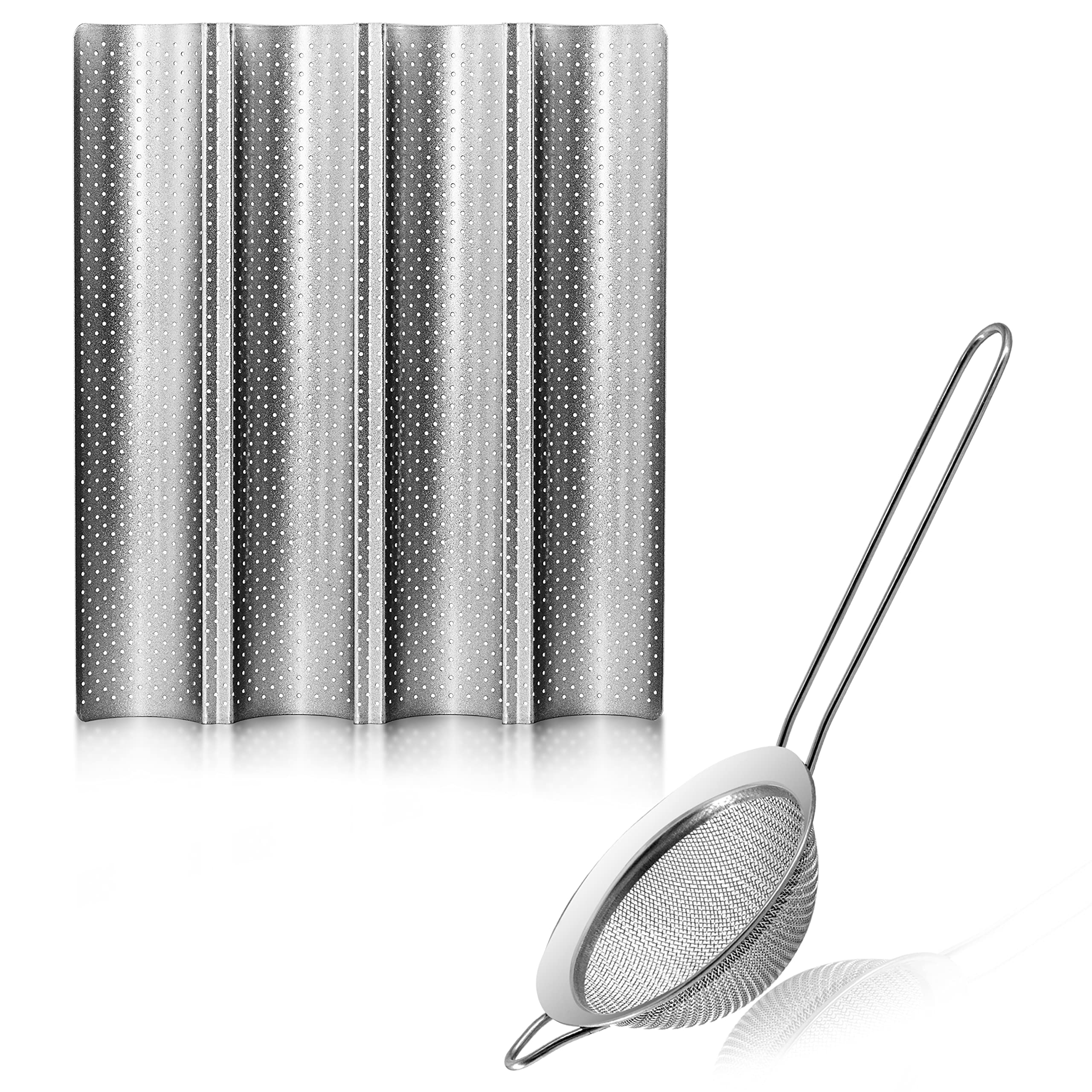 Anaeat Nonstick French Bread Baguette Pan & 5.5