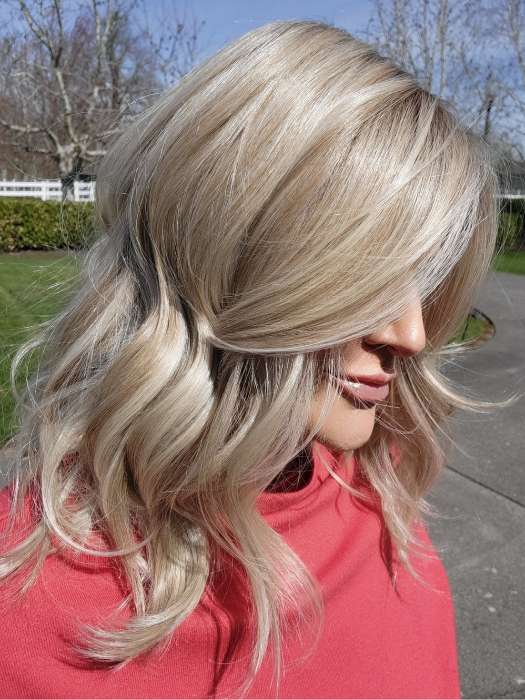 Aurora Synthetic Lace Front Wig - Hand Tied Human Hair-Like Wig for Women | Perfect for Cosplay, Daily Wear & Special Occasions