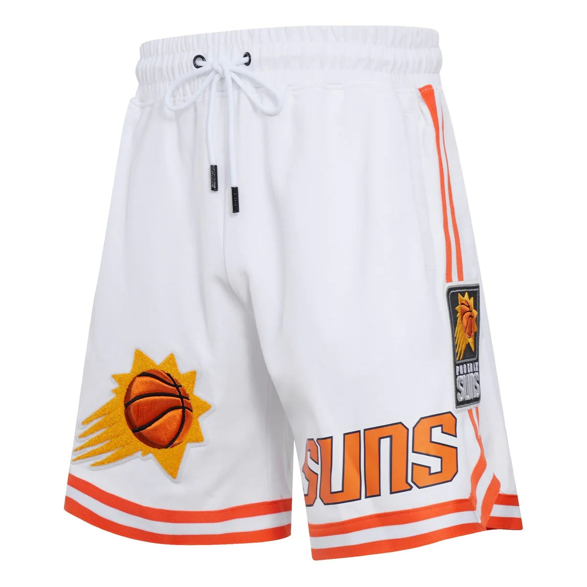 Pro Standard Phoenix Suns Logo Pro Team Basketball Shorts for Men - White (BPS351939) | Perfect for NBA Games, Workouts & Casual Wear