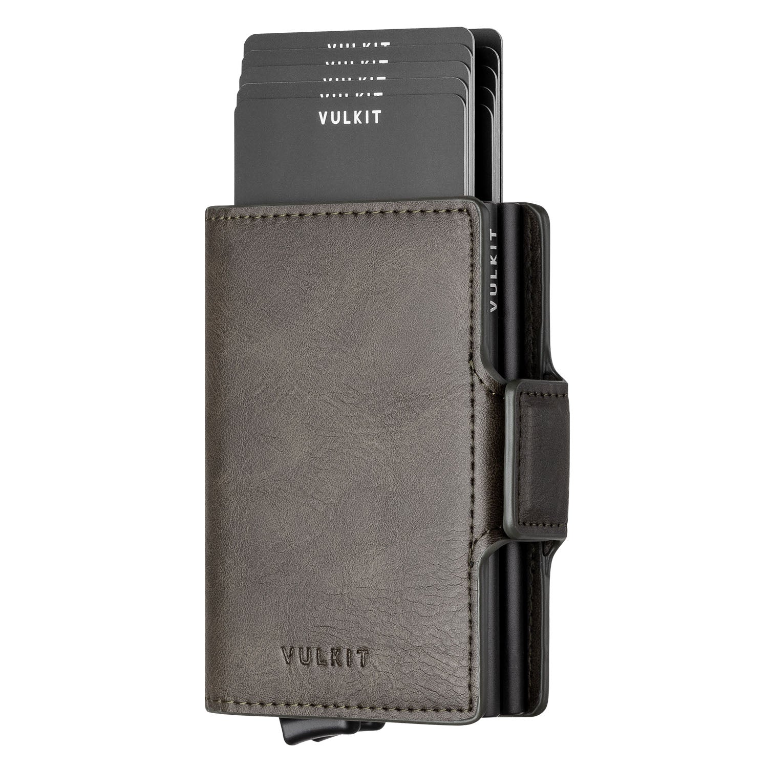 VC200d Double Aluminum Card Holder - Slim RFID Blocking Wallet for Men & Women - Holds 12+ Cards - Perfect for Travel, Business & Everyday Use