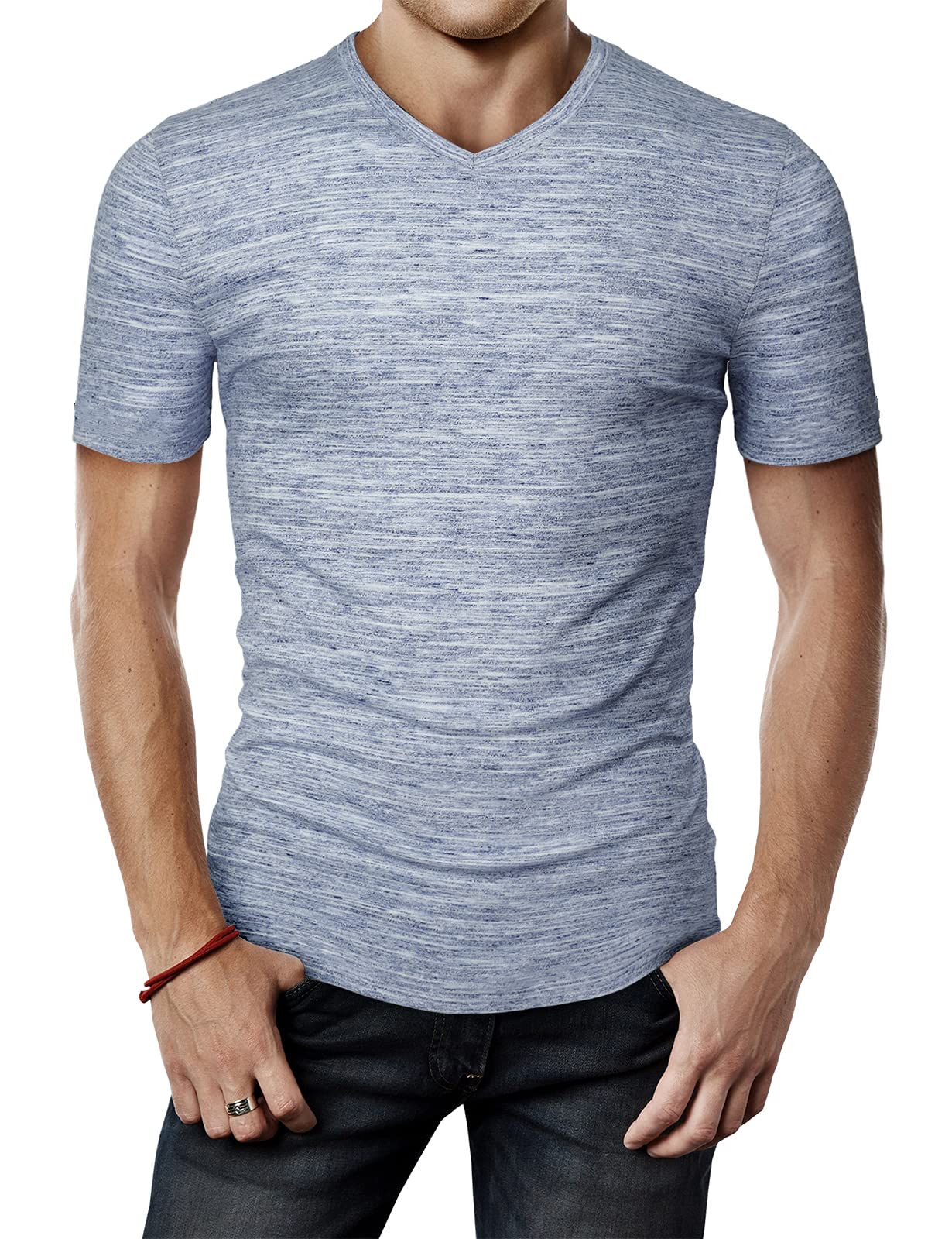 Men's Slim Fit Casual T-Shirt - Short Sleeve Basic Tee for Everyday Wear | Comfortable & Stylish Cotton Shirt for Work, Gym, and Weekend Outings