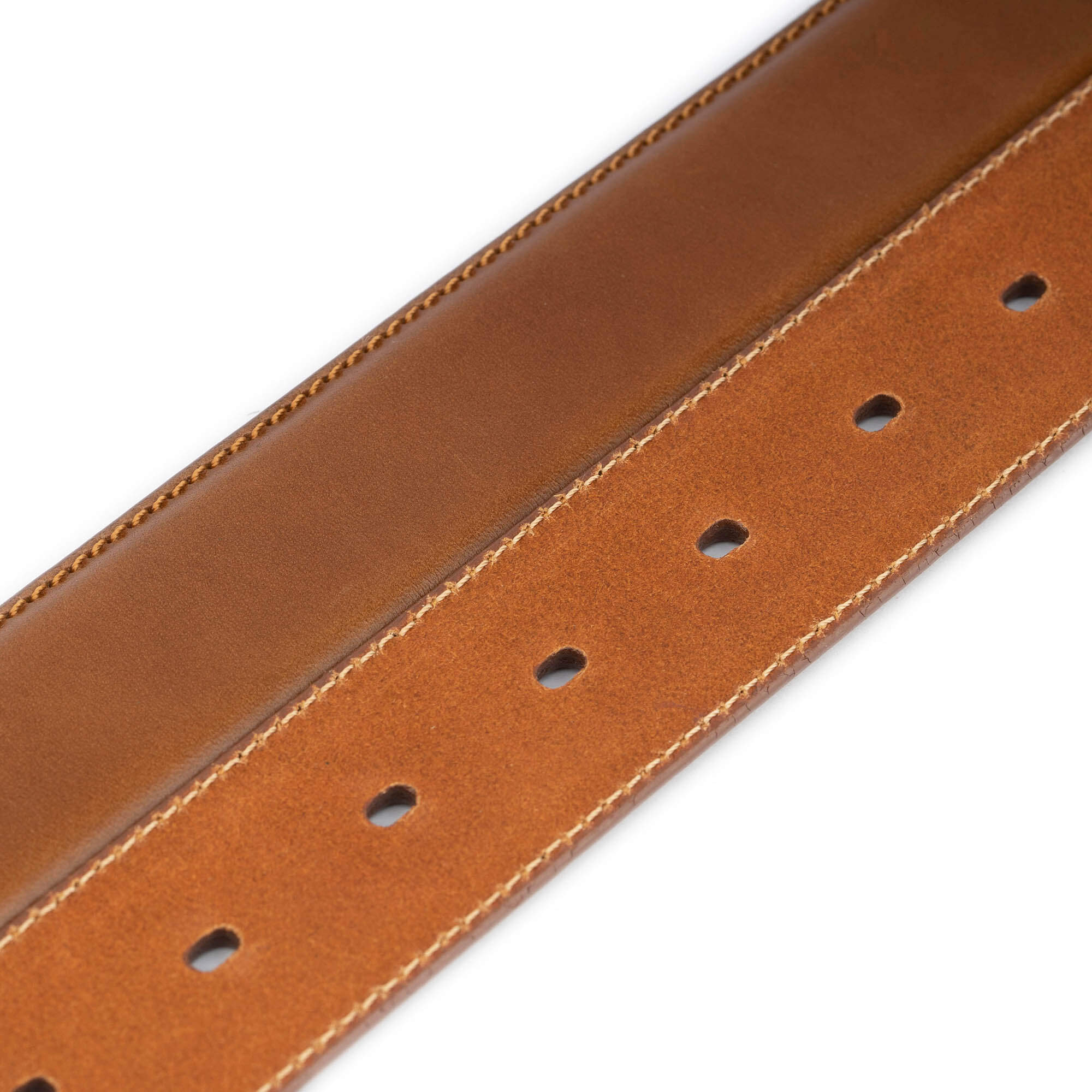 Genuine Brown Leather Belt Strap for Cartier Buckle Replacement - Men's Dress & Casual Wear Accessory for Office, Wedding & Everyday Use