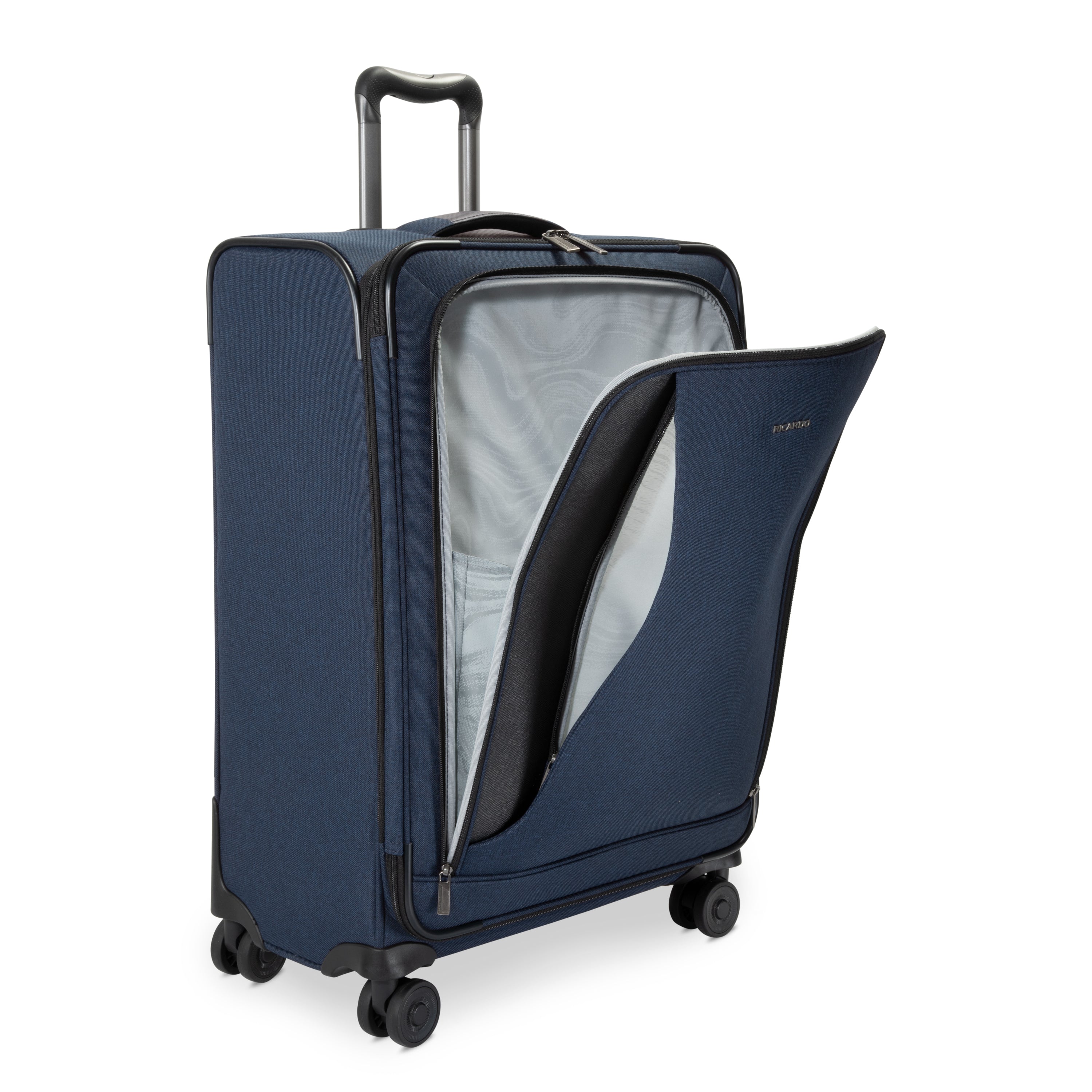 Ricardo Beverly Hills Malibu 3.0 Expandable Spinner Luggage Set - 3-Piece Lightweight Suitcase with 360° Wheels for Travel, Business Trips & Vacations