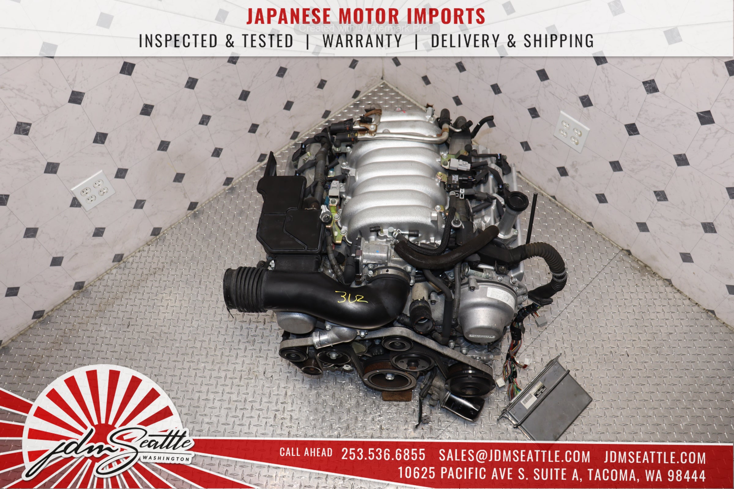 JDM 3UZ FE VVTi 4.3L V8 Engine for 2001-2005 Lexus LS430 GS430 SC430 RWD - High Performance Replacement Engine for Smooth Driving & Racing