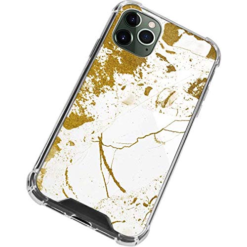 Clear Phone Case for iPhone 12 Pro - White Marble Design Protective Cover | Slim Scratch-Resistant Case for Everyday Use, Work & Travel