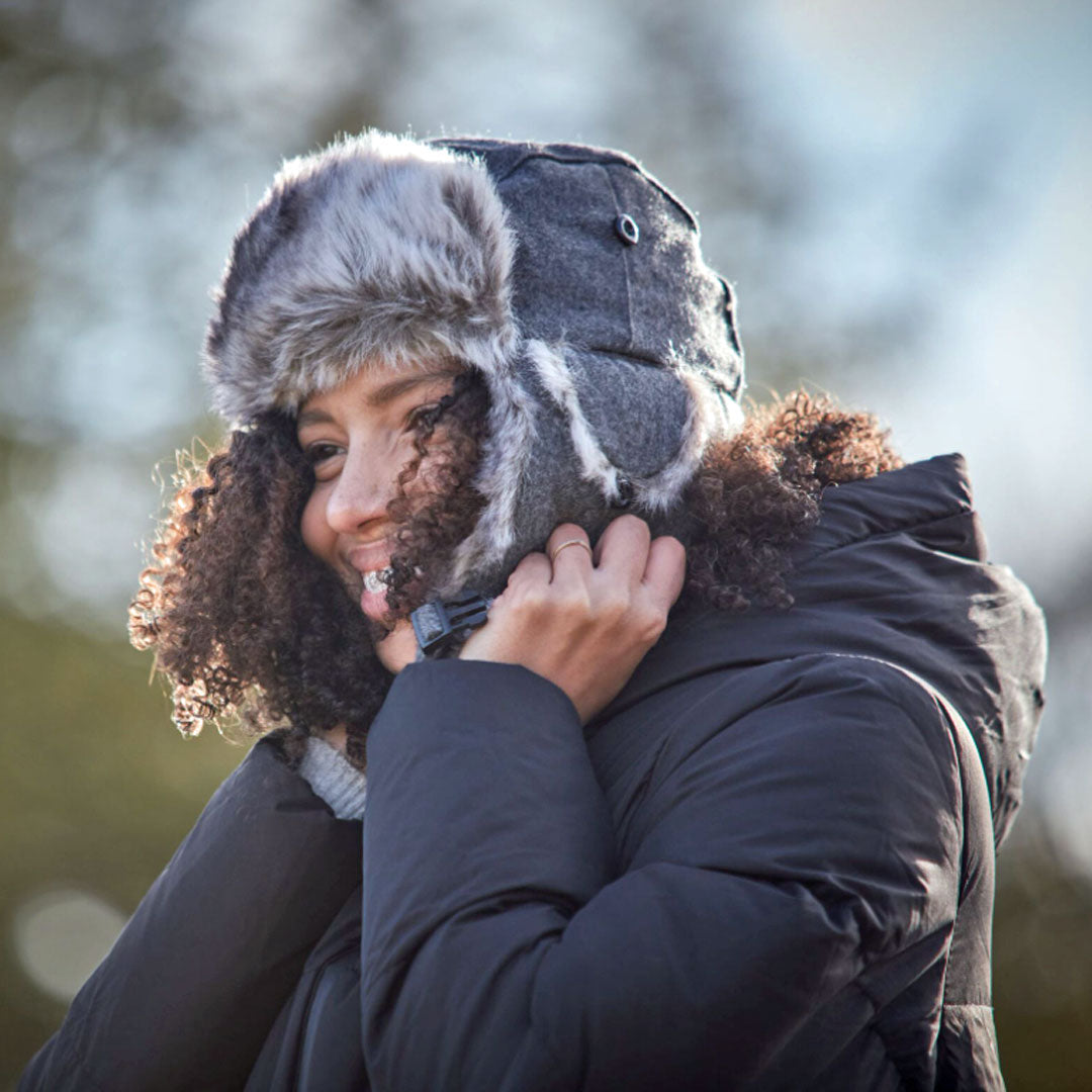 Extremities Thermal Dylan Trapper Hat for Men & Women - Winter Warm Fleece Lined Ear Flap Hat - Perfect for Snowboarding, Skiing, Hunting & Outdoor Activities
