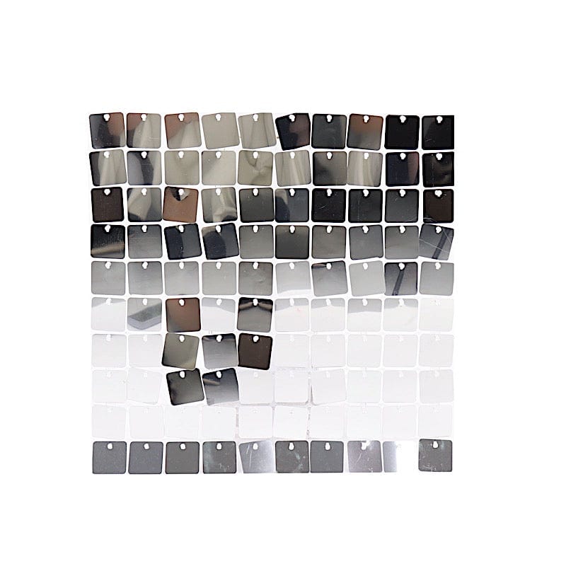 10 Panels 12x12 Inch Square Sequin Wall Decor - Sparkling Party Backdrop for Birthday, Wedding, Baby Shower & Photo Booth Background