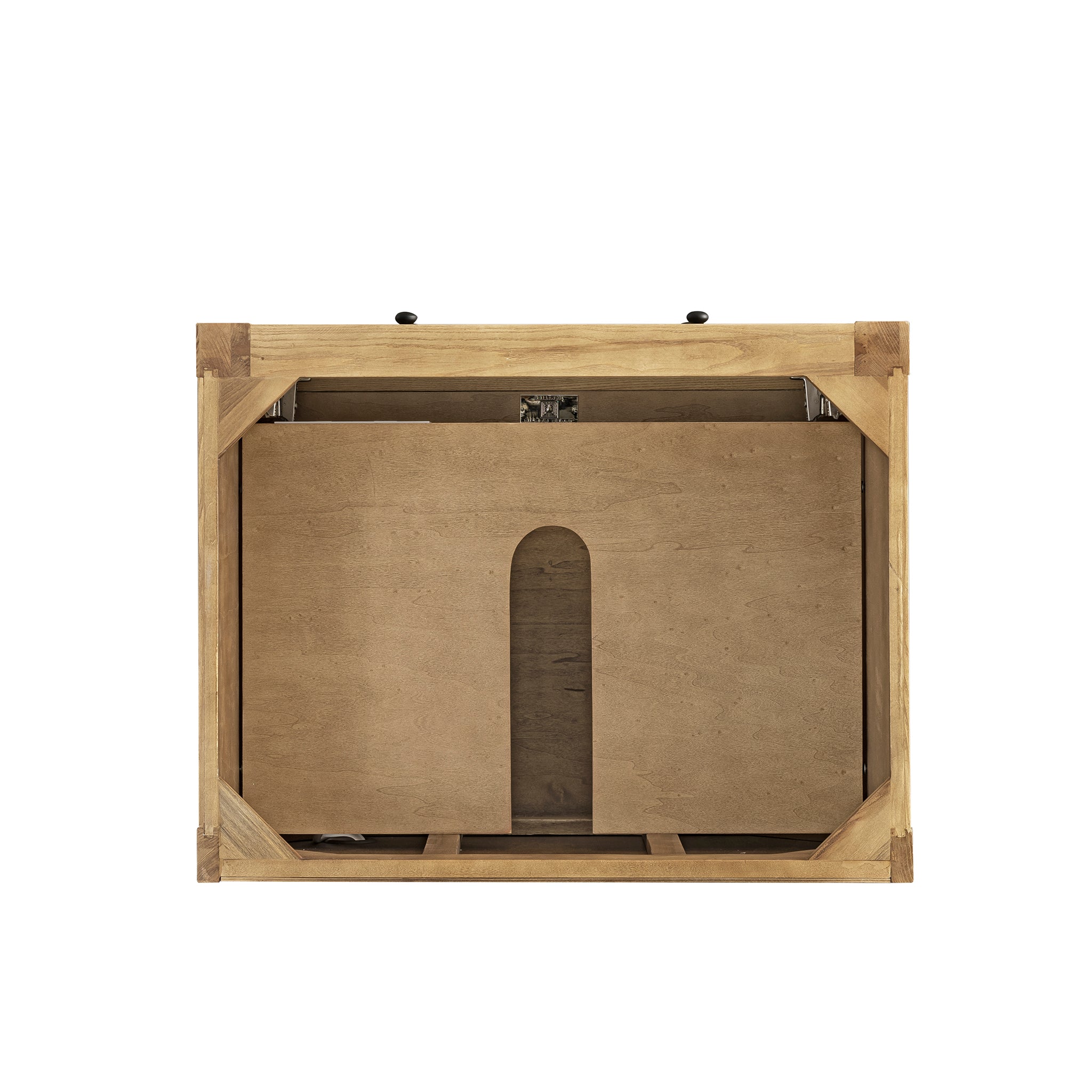 Breckenridge 30 Inch Single Bathroom Vanity in Light Natural Oak - Modern Farmhouse Style for Small Bathrooms & Powder Rooms