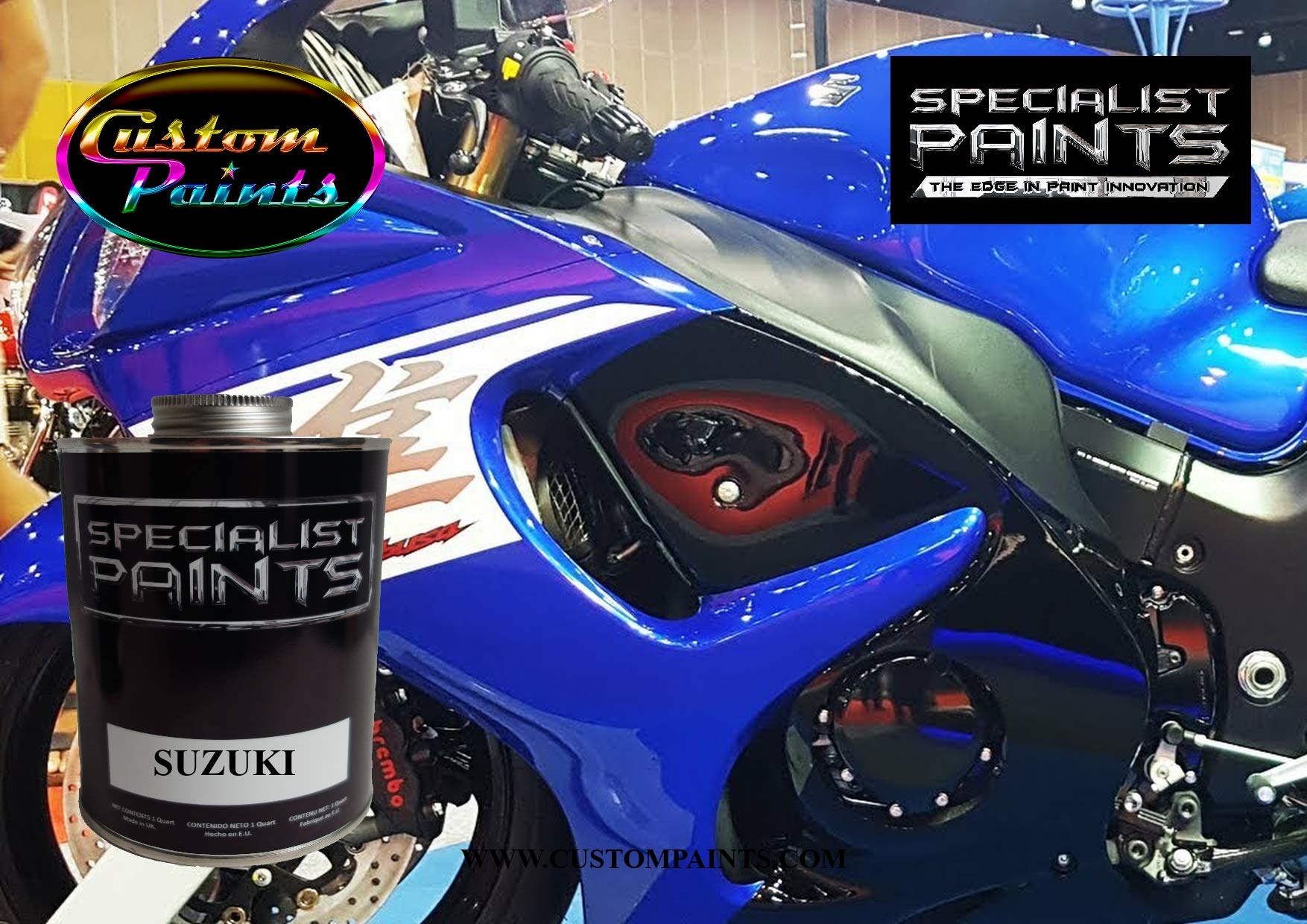 Suzuki Pearl Vigor Blue YKY Quart Automotive Paint Code (3-Stage) for Cars 2005 Onwards - Perfect for Touch-Ups, Restorations & Custom Paint Jobs