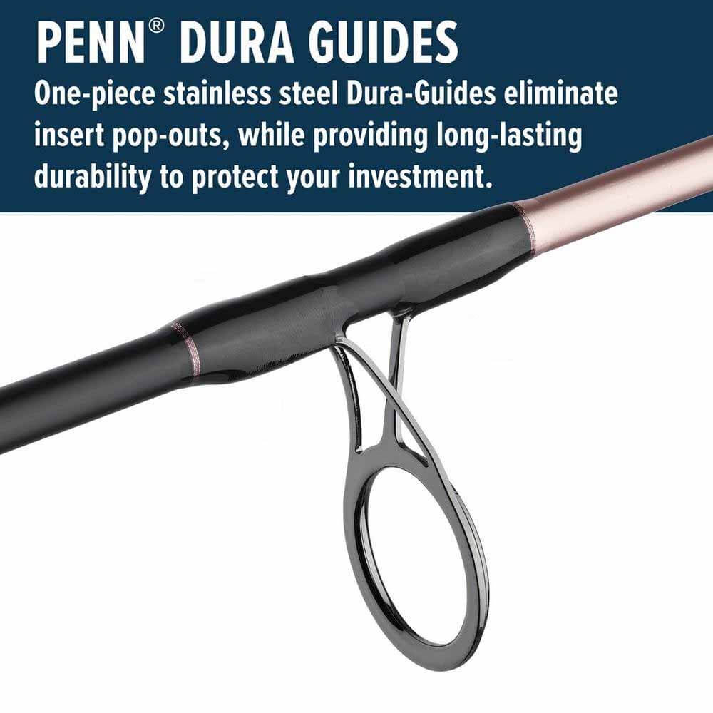 Penn Passion II Spinning Fishing Rod and Reel Combo - 7FT Medium Power Fast Action - Perfect for Freshwater and Saltwater Fishing - Ideal for Bass, Trout, and Walleye Anglers
