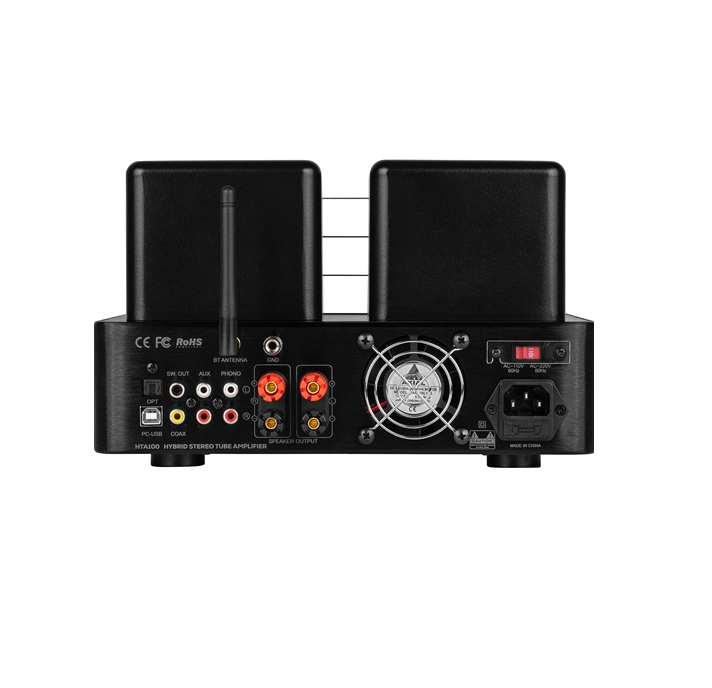 Dayton Audio HTA100 Hi-Fi Home Stereo Integrated Amplifier - Perfect for Home Theater, Music Listening & Audiophile Systems