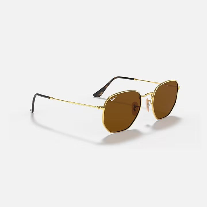 Ray Ban Hexagonal Arista Sunglasses - Classic Polarized Aviator Style for Men & Women - Perfect for Driving, Outdoor Sports & Fashion Accessories