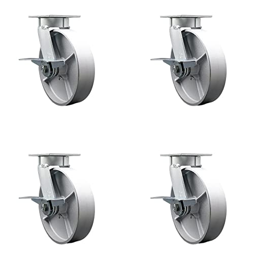 4 Swivel w/4 Brakes & 2 Swivel Locks