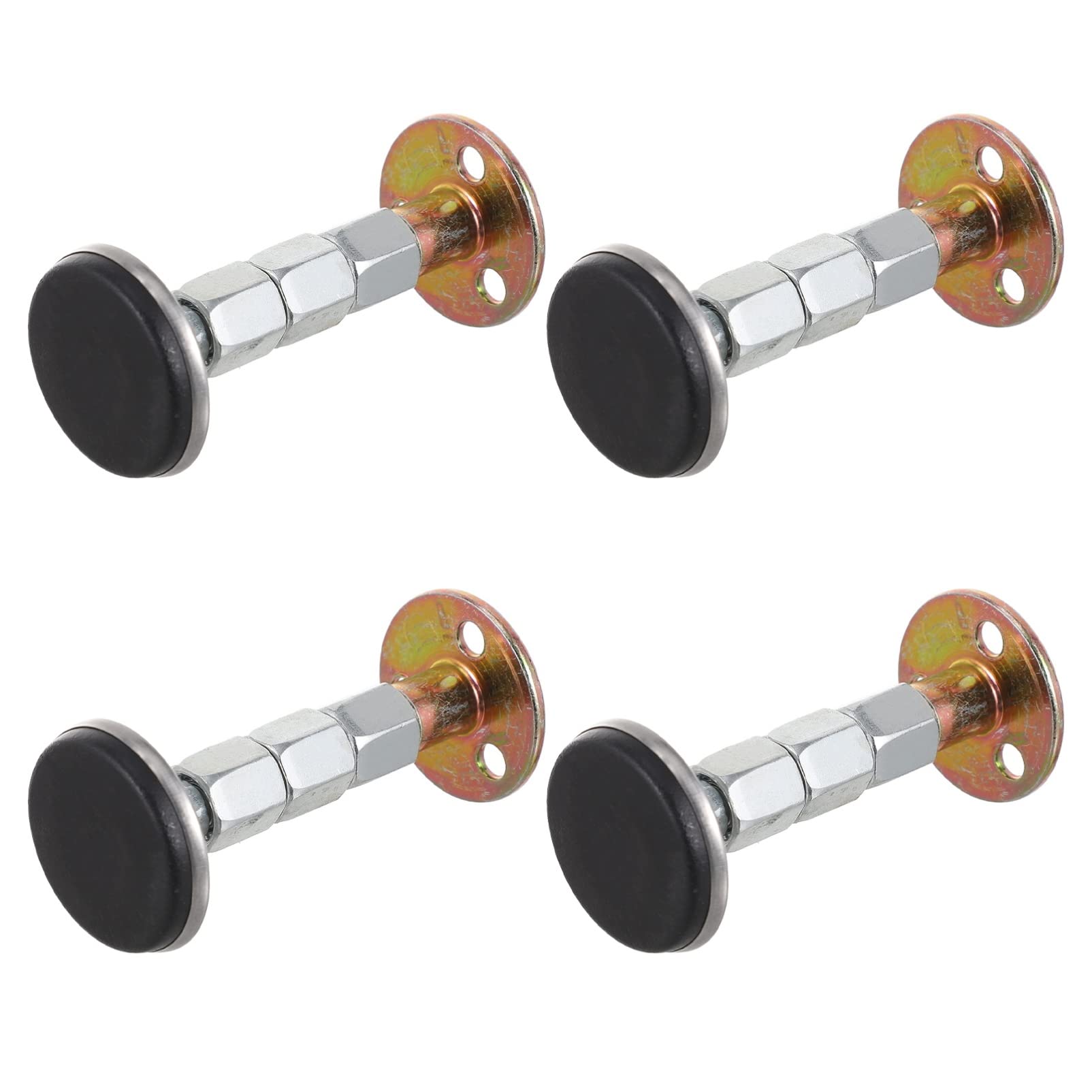 Angoily 4-Piece Bed Frame Stabilizer Kit - Anti-Shake Adjustable Threaded Headboard Stoppers, Furniture Anti-Collision Fixers for Bedside & Adjustable Frames | Secure Your Bed for Better Sleep & Home Safety