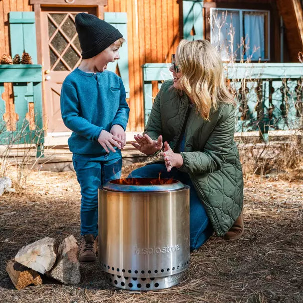 Solo Stove Ranger 2.0 Portable Campfire Pit - Smokeless Outdoor Fire Pit for Backyard, Patio & Camping - Compact & Lightweight Design with 360° Airflow Technology - Perfect for S'mores, Gatherings & Outdoor Adventures
