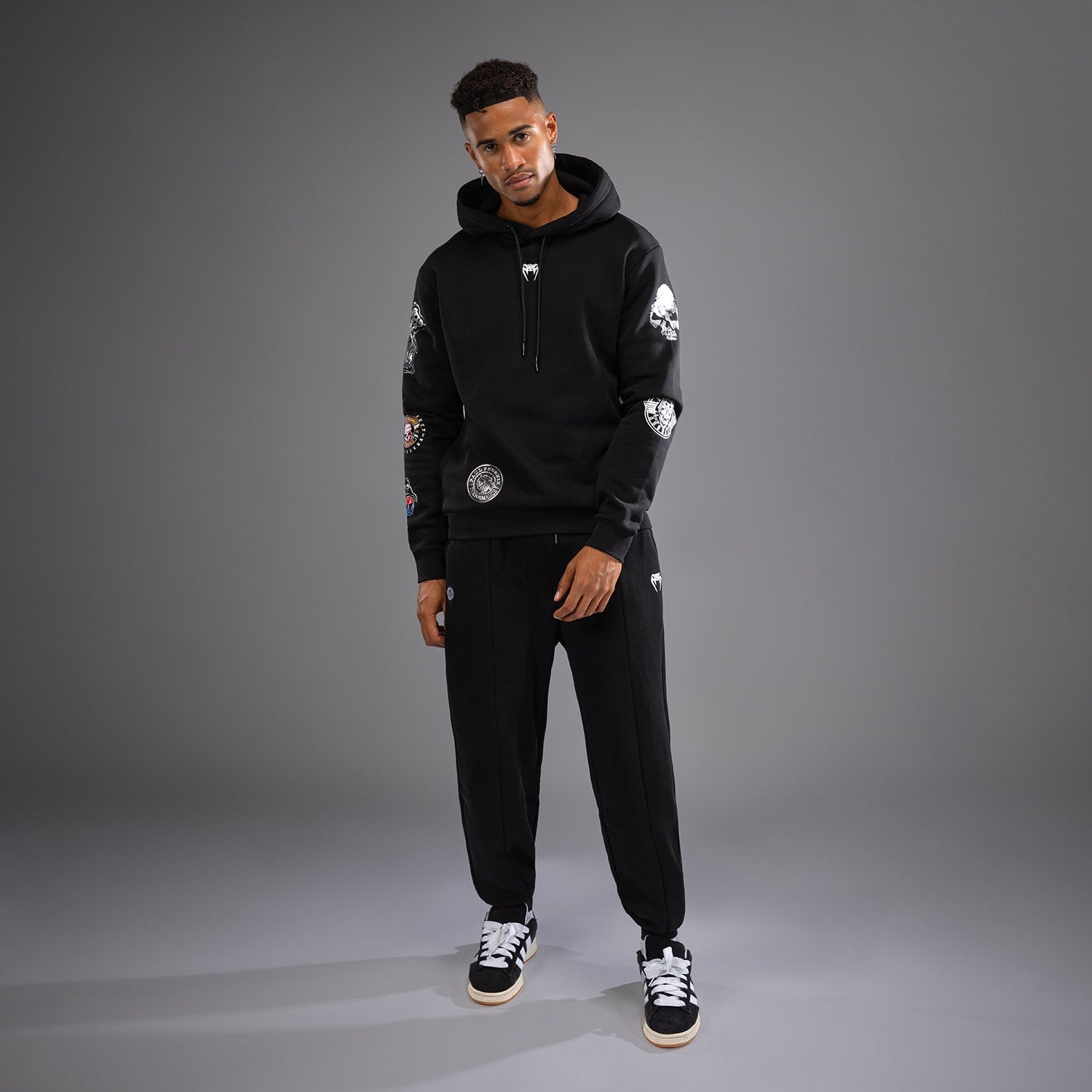 Venum x TEKKEN 8 Paul Phoenix Hoodie - Black Gaming Hooded Sweatshirt for Men | Official Licensed Streetwear | Perfect for Cosplay, Gaming Events & Casual Wear