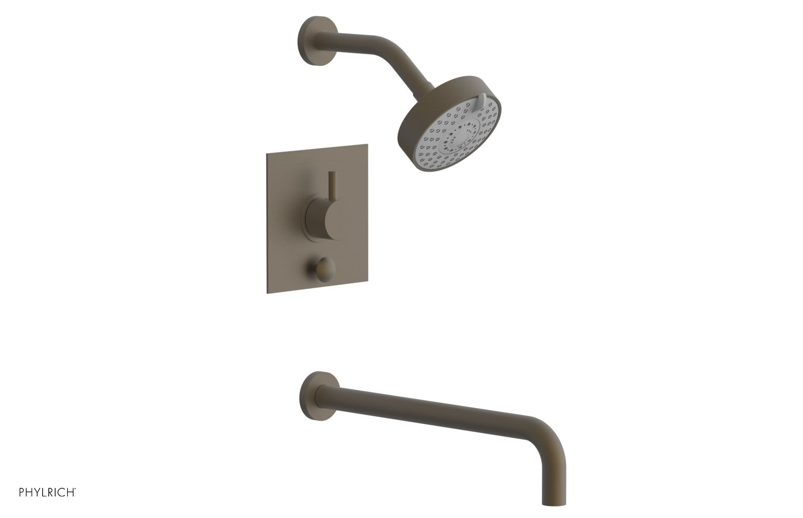 BASIC II 14 Pressure Balance Tub and Shower Faucet Set 230S 29 14 - Perfect for Modern Bathroom Renovations & Spa-Like Shower Experience