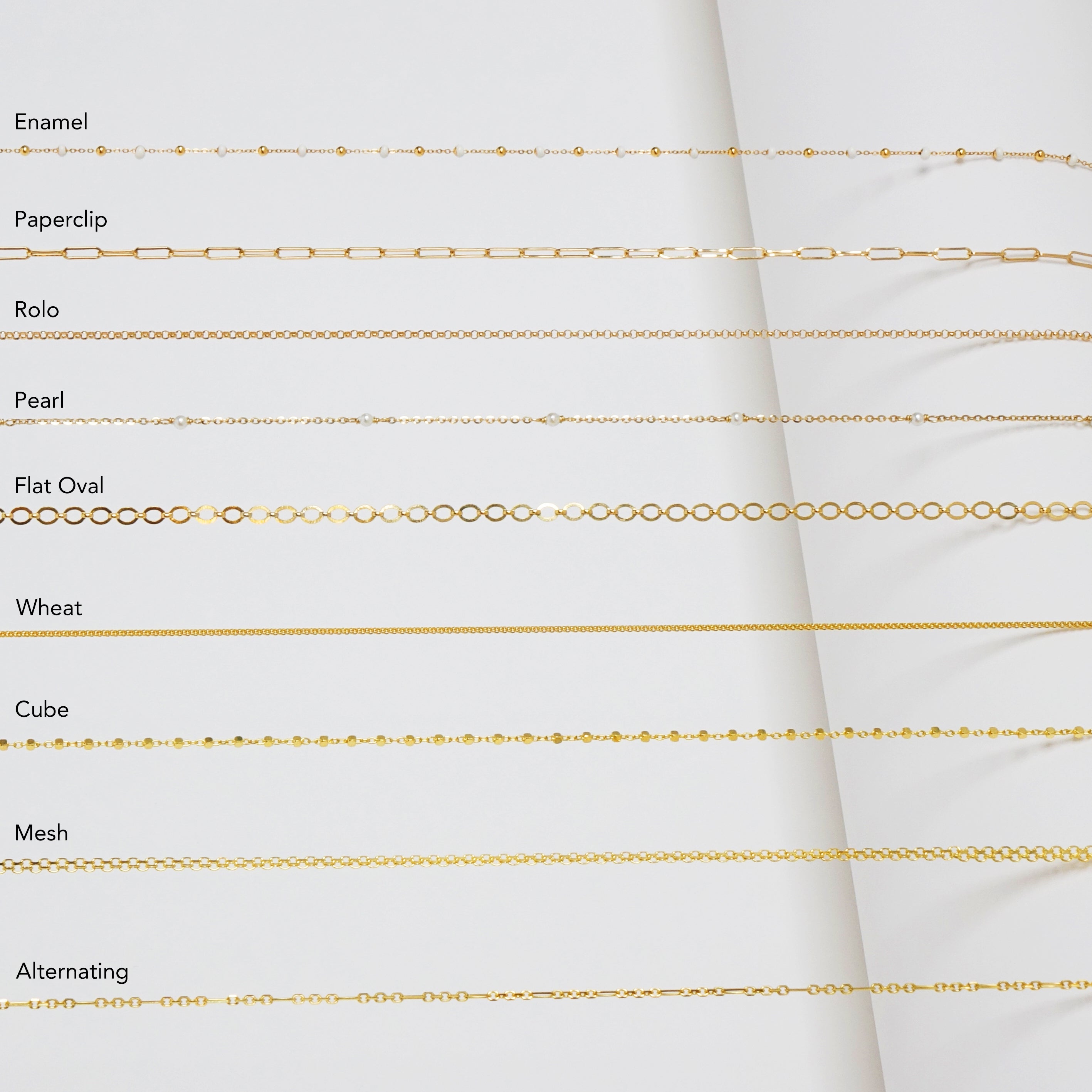 Alternating Links Necklace - Elegant Layered Chain Jewelry for Women | Perfect for Casual, Office & Evening Wear