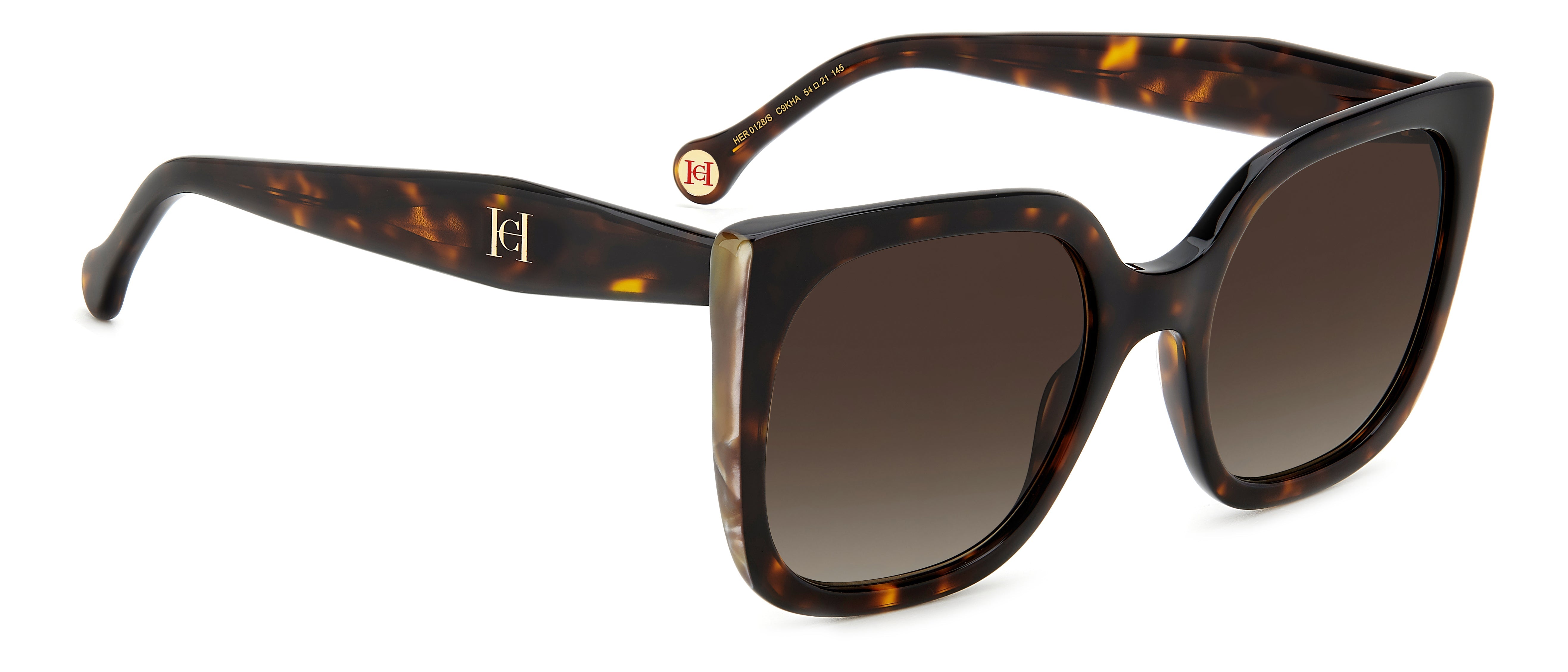 Carolina Herrera HER 0128/S Women's Luxury Sunglasses - UV Protection & Polarized Lenses for Driving, Beach & Outdoor Fashion