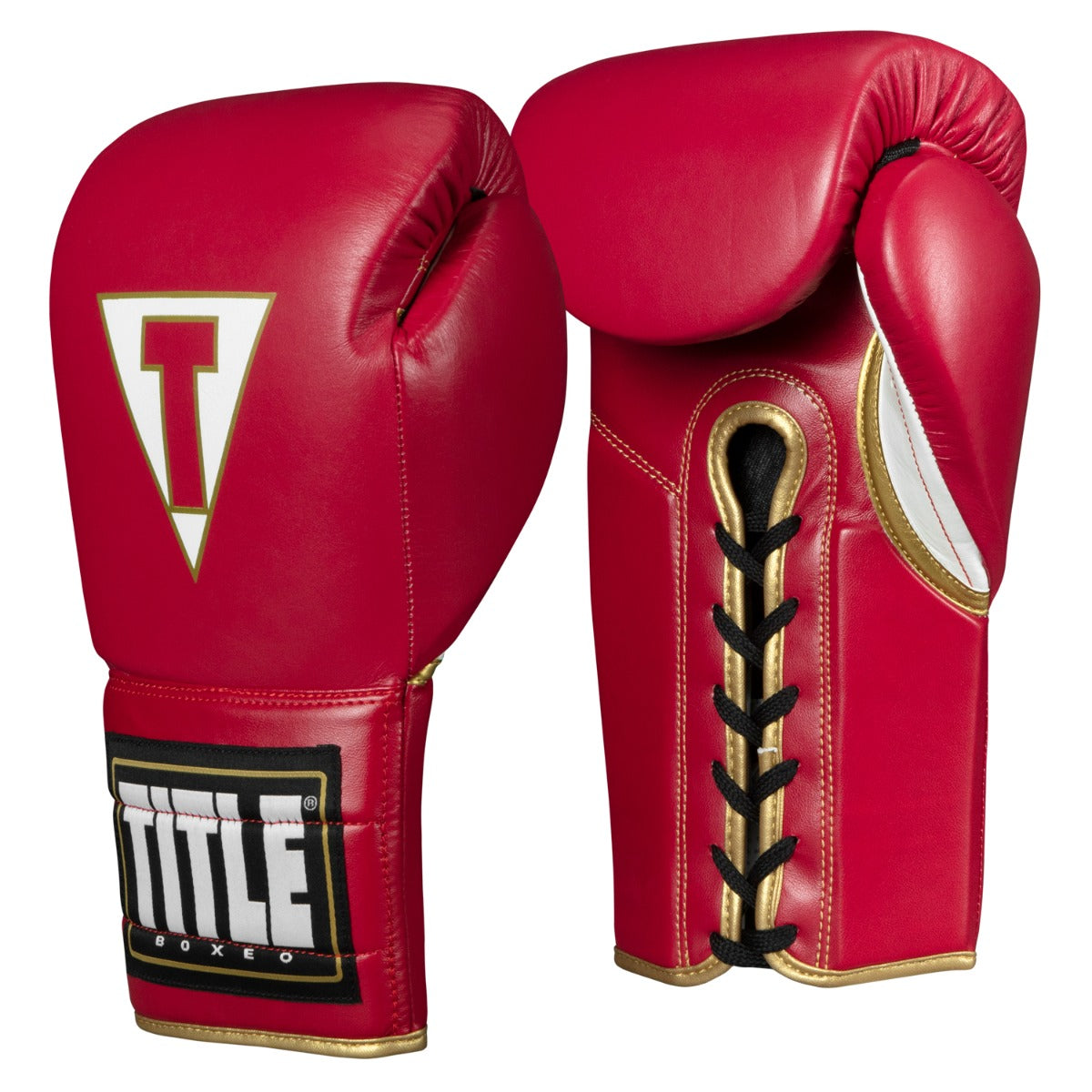 Mexican Leather Lace-Up Boxing Gloves for Training - Premium Quality Quatro Boxing Gloves - Perfect for Sparring, Heavy Bag Work & Boxing Training