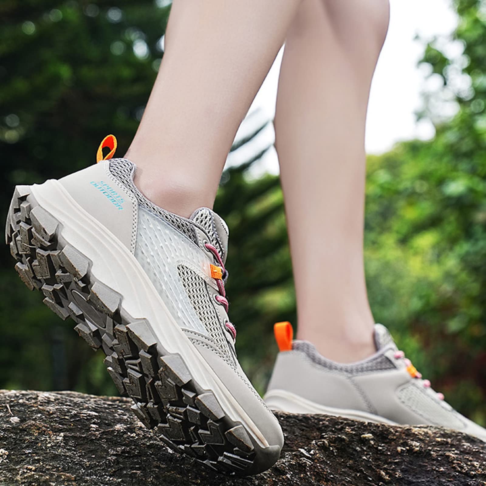 **Viunychn Men's/Women's Waterproof Hiking Shoes - Lightweight Trekking & Mountain Shoes for Outdoor Camping, Backpacking & Trail Walking - Durable Non-Slip Wear-Resistant Design**    *(Perfect for hiking, camping, backpacking, and outdoor adventures in all weather conditions!)*
