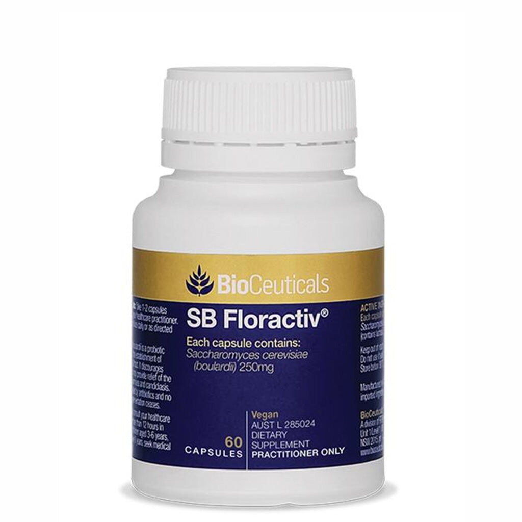 BioCeuticals SB Floractiv Probiotic Supplement - Supports Digestive Health & Immune System - Ideal for Gut Balance & Wellness - Perfect for Daily Use, Travel, and Post-Antibiotic Recovery