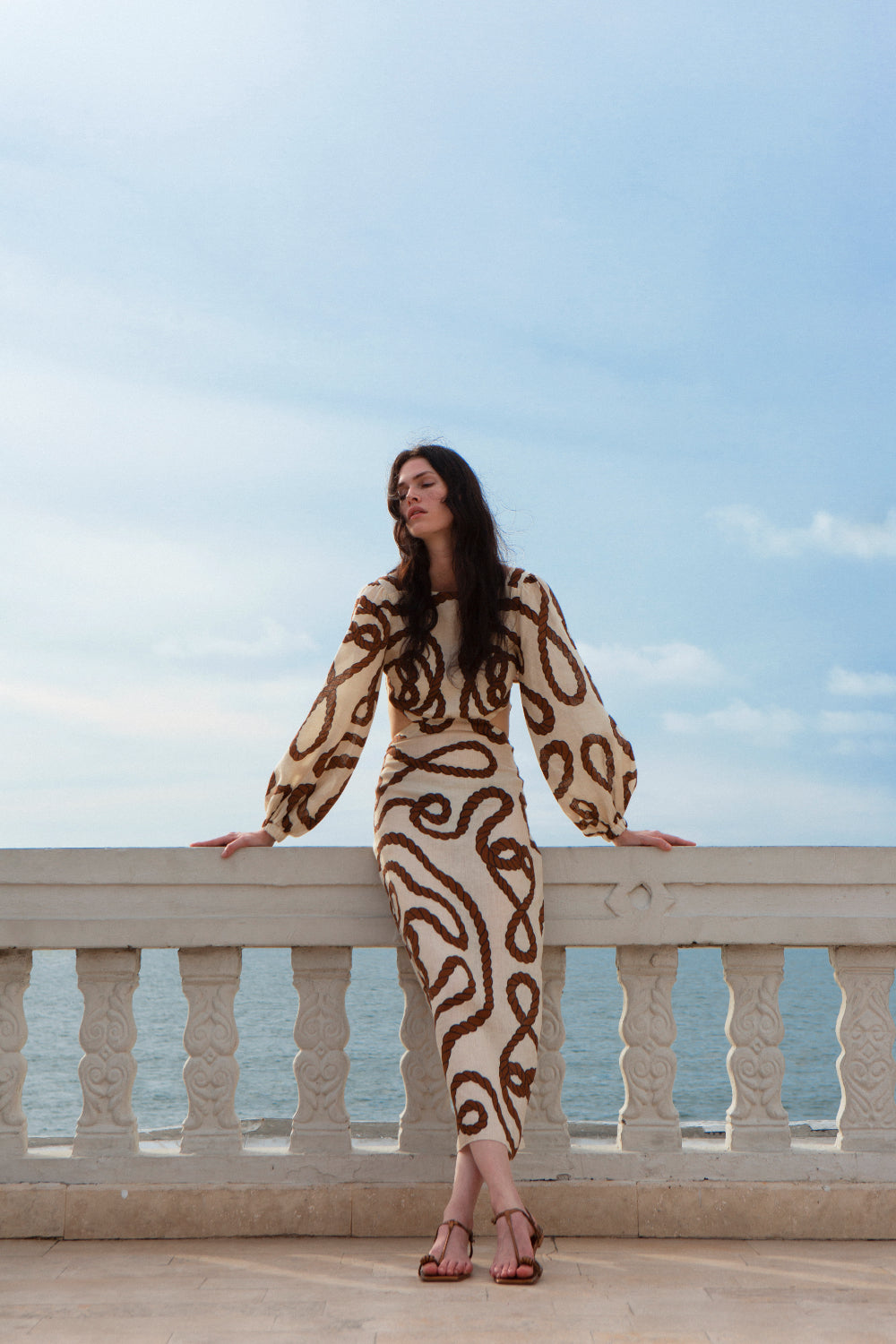 Elegant Sailing Robe Dress for Women - Lightweight Summer Cover-Up - Perfect for Beach, Pool, and Resort Wear