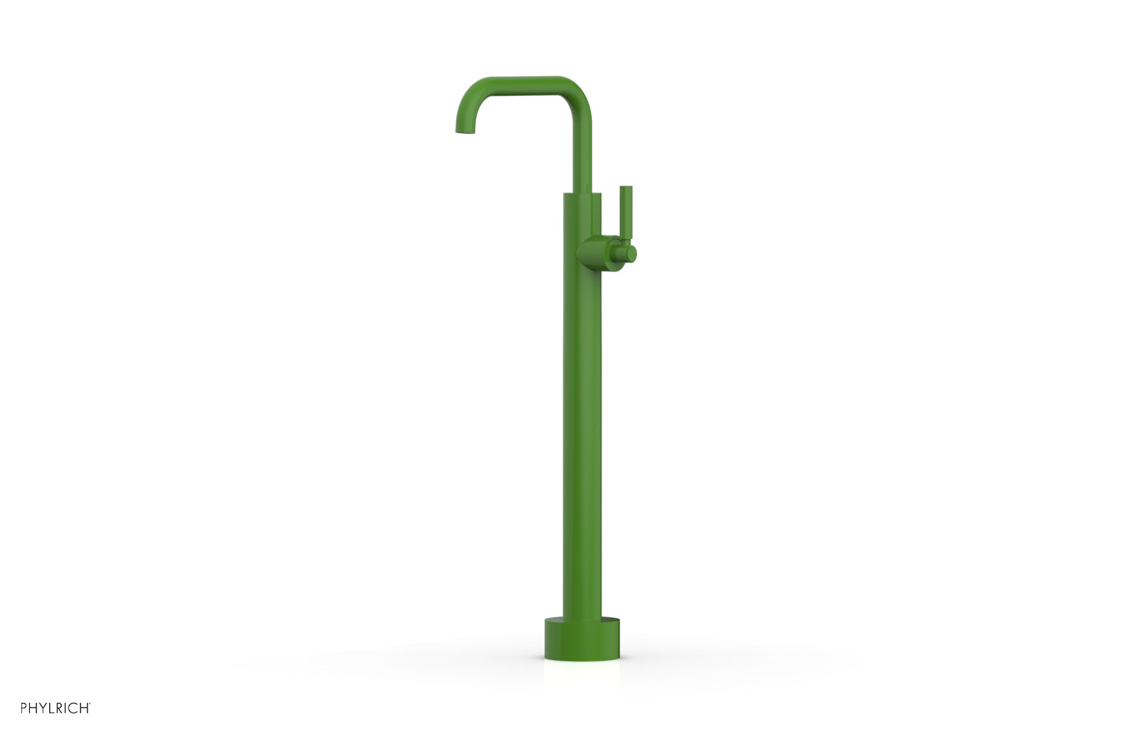 BASIC Low Floor Mount Tub Filler with Lever Handle - D130 45 04 - Durable Bathroom Faucet for Modern Showers & Bathtubs