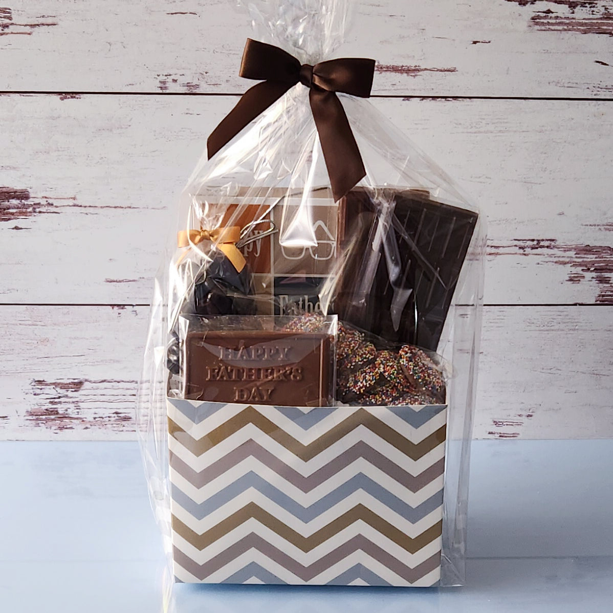 Best Father's Day Gift Basket - Premium Gourmet Snacks & Personalized Gifts for Dad - Perfect for Birthday, Anniversary & Special Occasions
